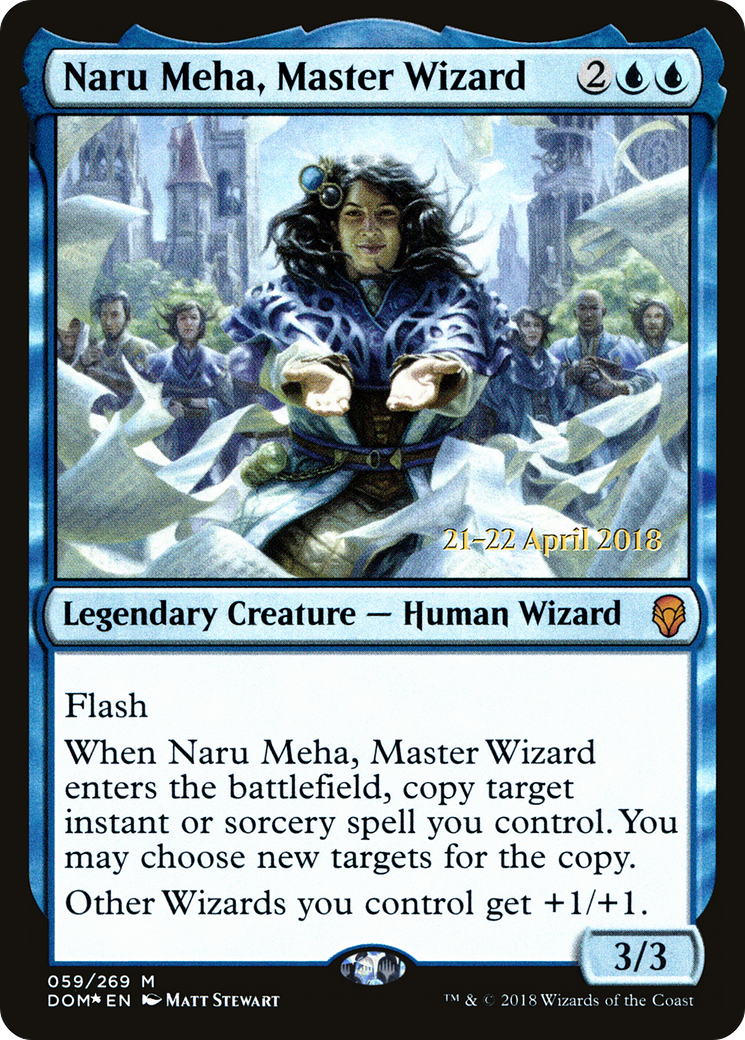 Naru Meha, Master Wizard (PRE-59S) - Dominaria Promos Foil