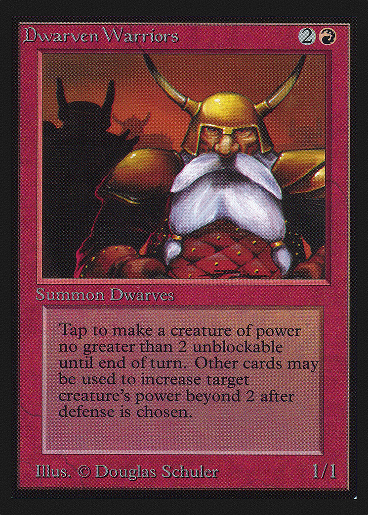 Dwarven Warriors (CE) (CED-) - Collectors' Edition