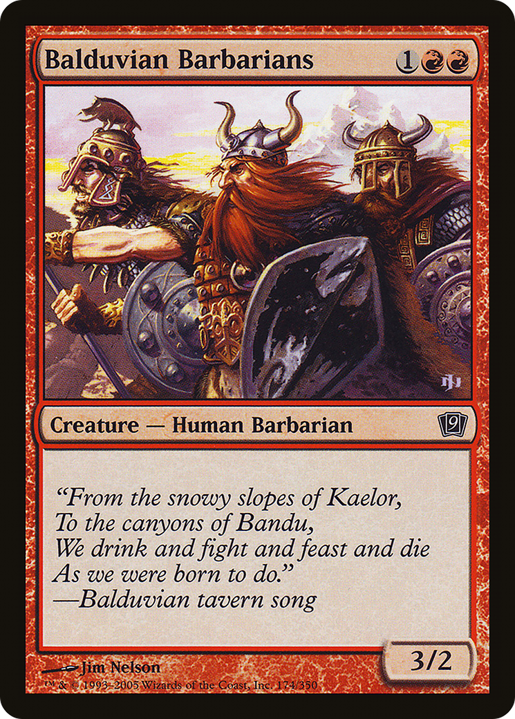 Balduvian Barbarians (9ED-174) - 9th Edition