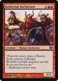 Balduvian Barbarians (9ED-174) - 9th Edition Foil