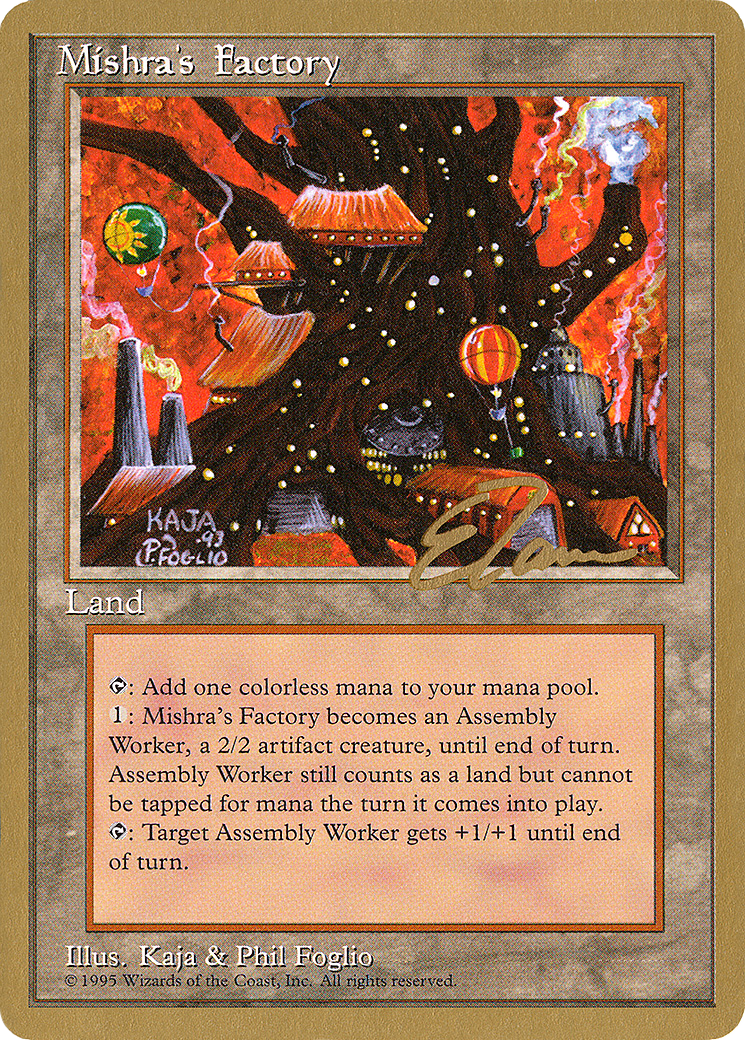 Mishra's Factory - 1996 Eric Tam (4ED) (WCD-) - Pro Tour Collector Set