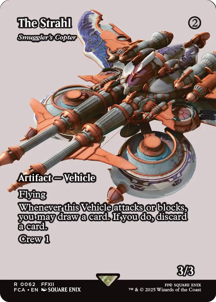 The Strahl - Smuggler's Copter (Showcase) (FCA-062) - FINAL FANTASY: Through the Ages / The Strahl (Borderless)