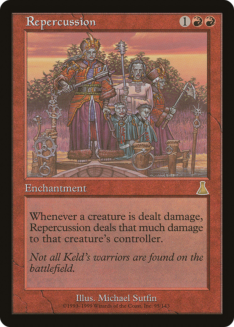 Repercussion (UDS-095) - Urza's Destiny Foil
