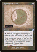 Springleaf Drum (Schematic) (Serial Numbered) (BRR-118) - The Brothers' War Retro Artifacts Foil