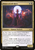 Priest of Fell Rites (MH2-208) - Modern Horizons 2 Foil