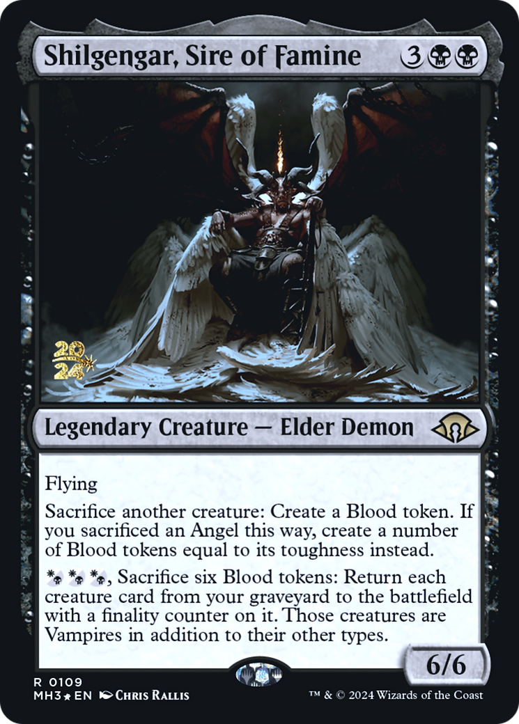 Shilgengar, Sire of Famine (PRE-109) - Modern Horizons 3 Promos Foil