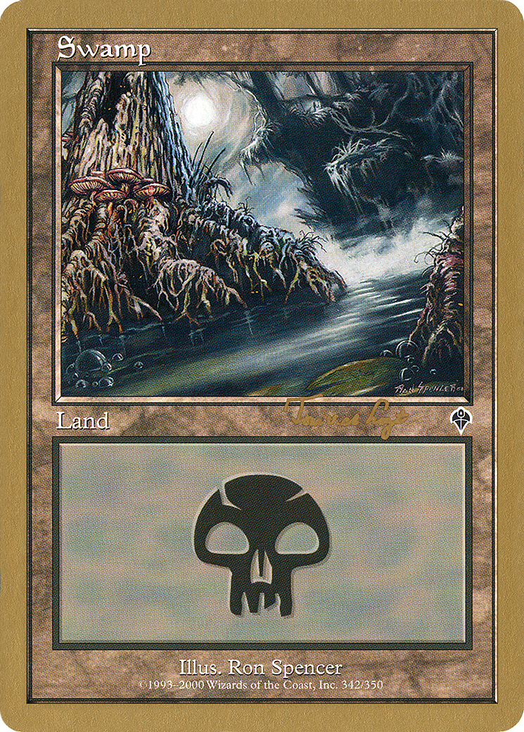 Swamp (342) - 2001 Tom van de Logt (INV) (WCD-) - World Championship Decks 2001