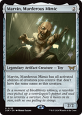 Marvin, Murderous Mimic (PPDSK-253) - Duskmourn: House of Horror Promos Foil