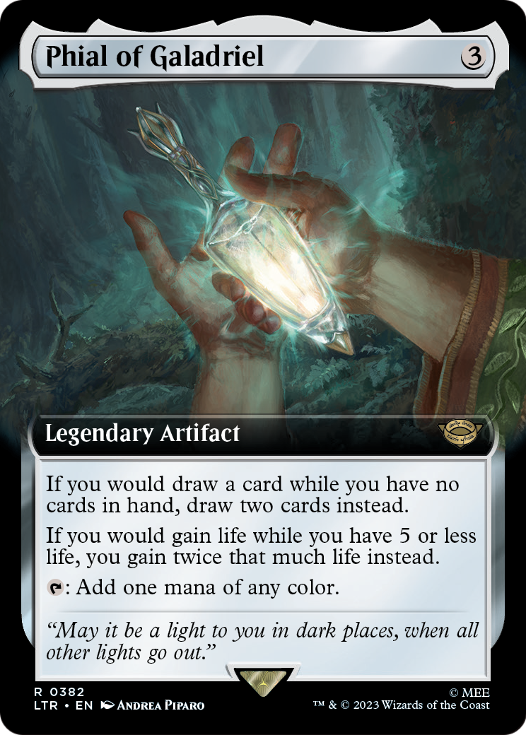 Phial of Galadriel (Extended Art) (LTR-382) - The Lord of the Rings: Tales of Middle-earth: (Extended Art) Foil