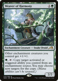 Weaver of Harmony (NEO-213) - Kamigawa: Neon Dynasty: (enchantment) Foil