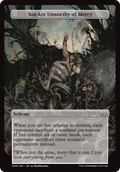 You Are Unworthy of Mercy (Full Art) (A:DSC-359) - Duskmourn: House of Horror Commander