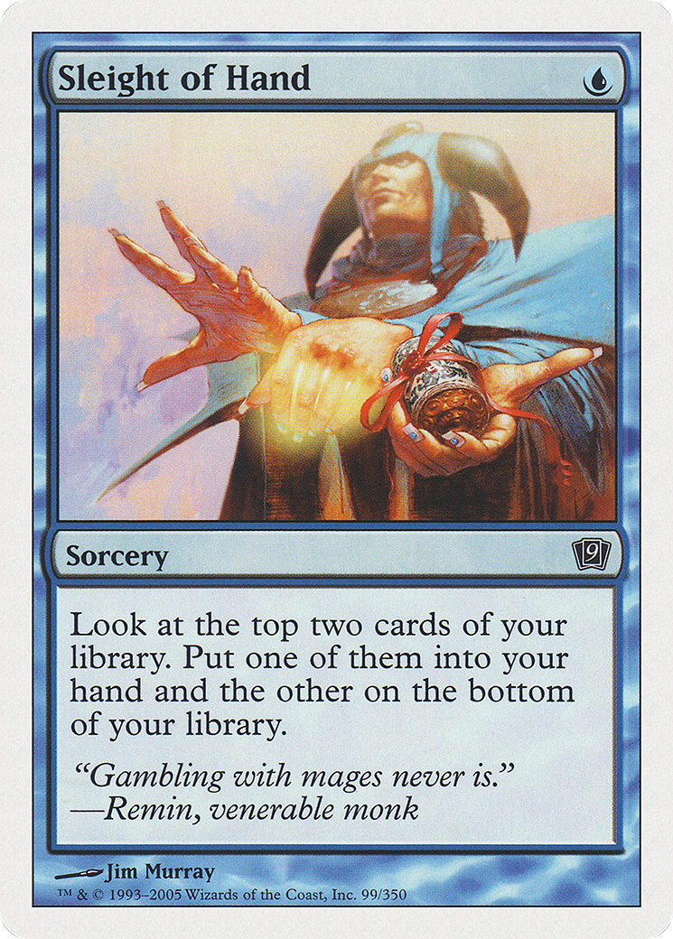Sleight of Hand (9ED-099) - 9th Edition Foil