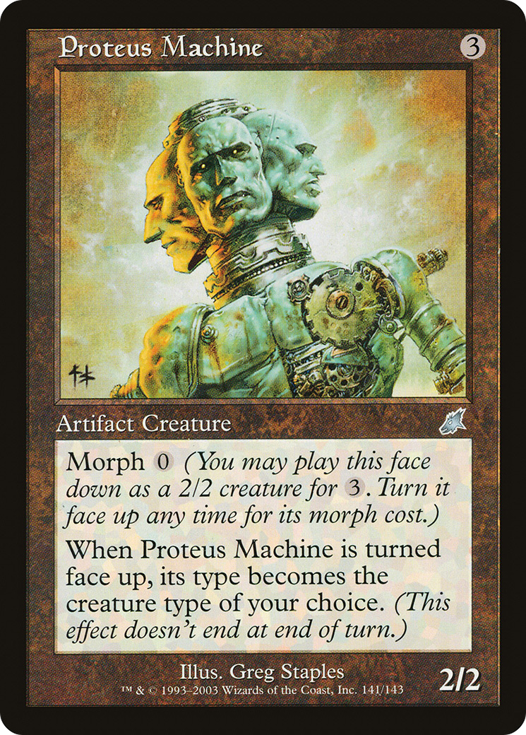 Proteus Machine (SCG-141) - Scourge Foil