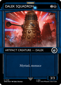 Dalek Squadron (Showcase) (Surge Foil) (WHO-1129) - Doctor Who: (Showcase) (Borderless) Foil