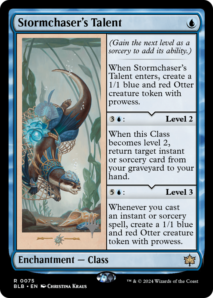 Stormchaser's Talent (PPBLB-075) - Bloomburrow Promos Foil