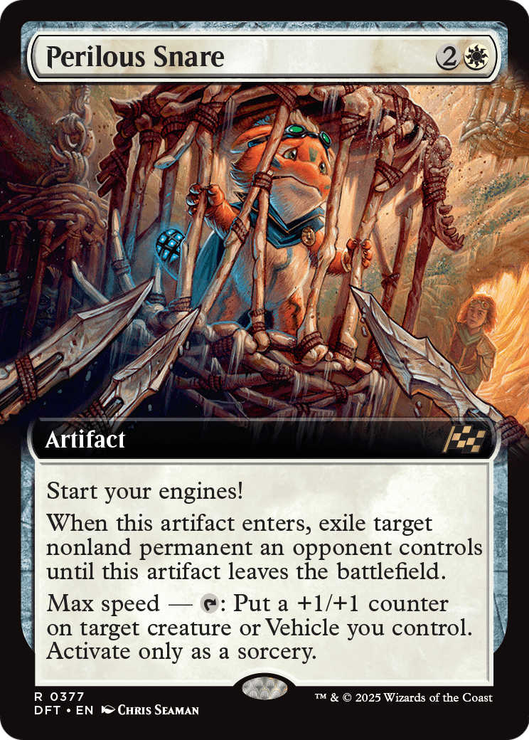 Perilous Snare (Extended Art) (DFT-377) - Aetherdrift: (Extended Art) Foil