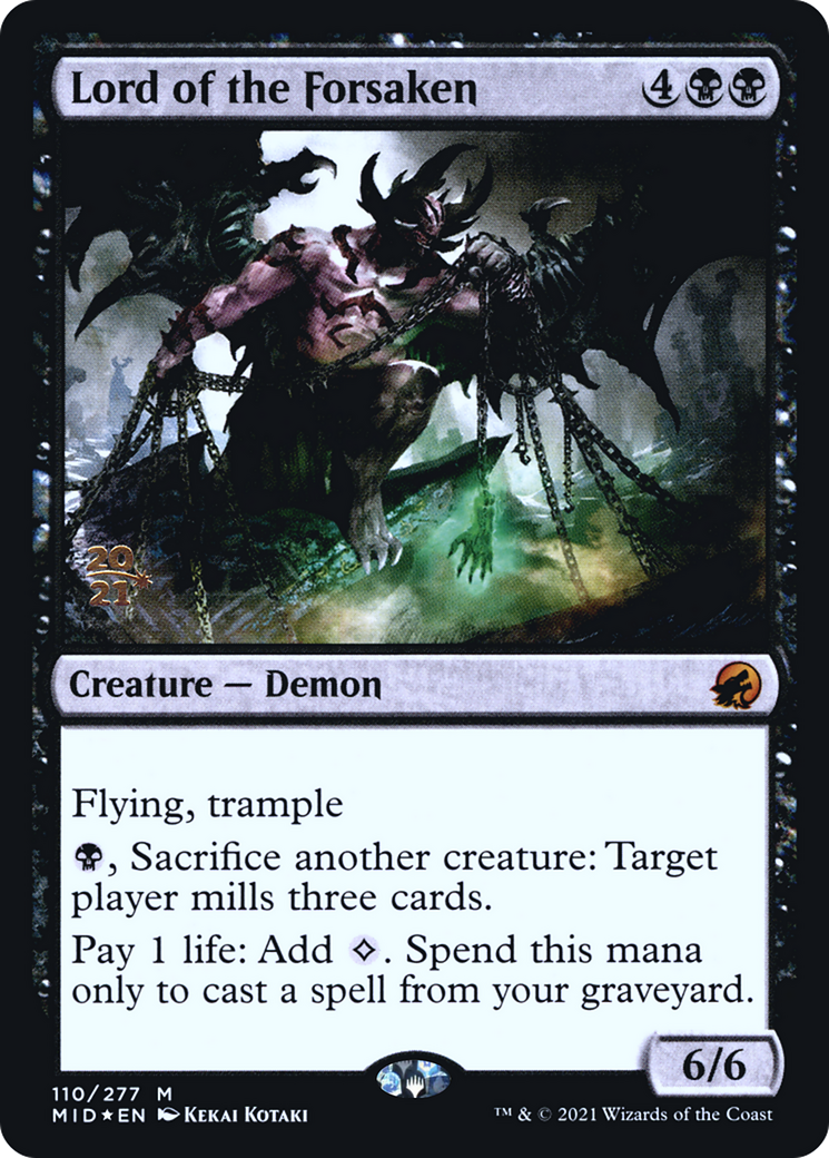 Lord of the Forsaken (PRE-110) - Innistrad: Midnight Hunt Promos Foil