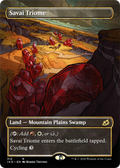 Savai Triome (Showcase) (IKO-312) - Ikoria: Lair of Behemoths: (Showcase) (Borderless) Foil