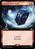 Into the Time Vortex (Extended Art) (Surge Foil) (WHO-978) - Doctor Who: (Extended Art) Foil