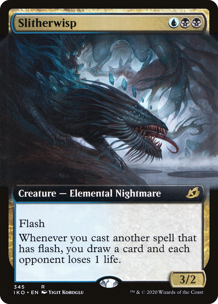 Slitherwisp (Extended Art) (IKO-345) - Ikoria: Lair of Behemoths: (Extended Art) Foil
