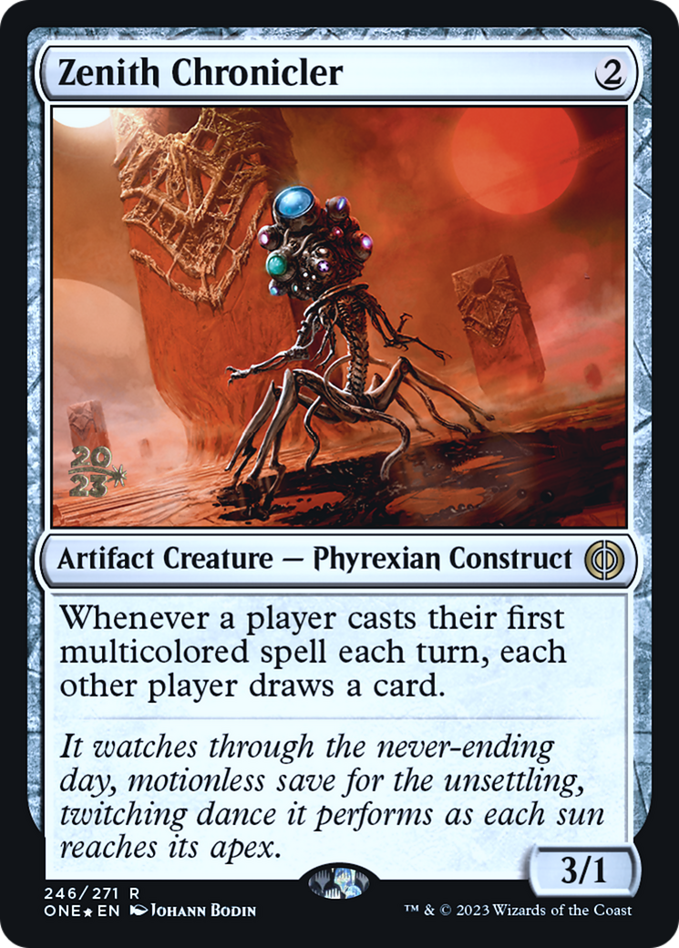 Zenith Chronicler (PRE-246) - Phyrexia: All Will Be One Promos Foil