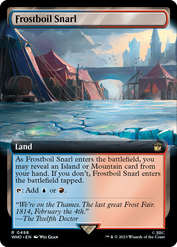 Frostboil Snarl (Extended Art) (WHO-498) - Doctor Who: (Extended Art) Foil