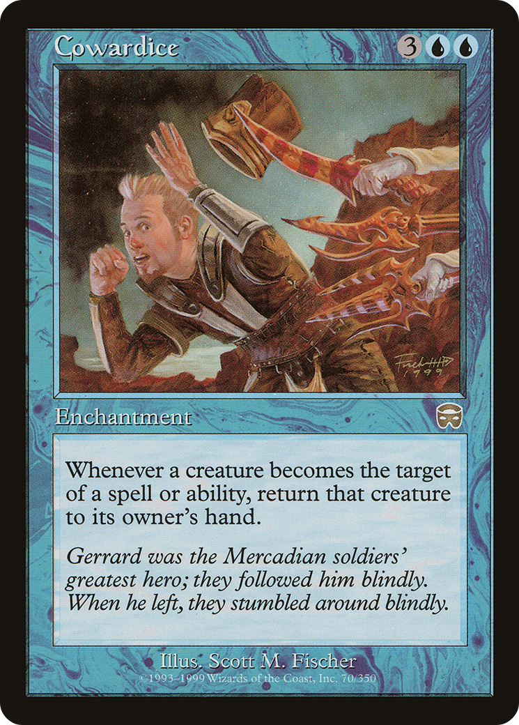 Cowardice (MMQ-070) - Mercadian Masques
