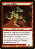 Frenzied Goblin (RAV-125) - Ravnica: City of Guilds Foil