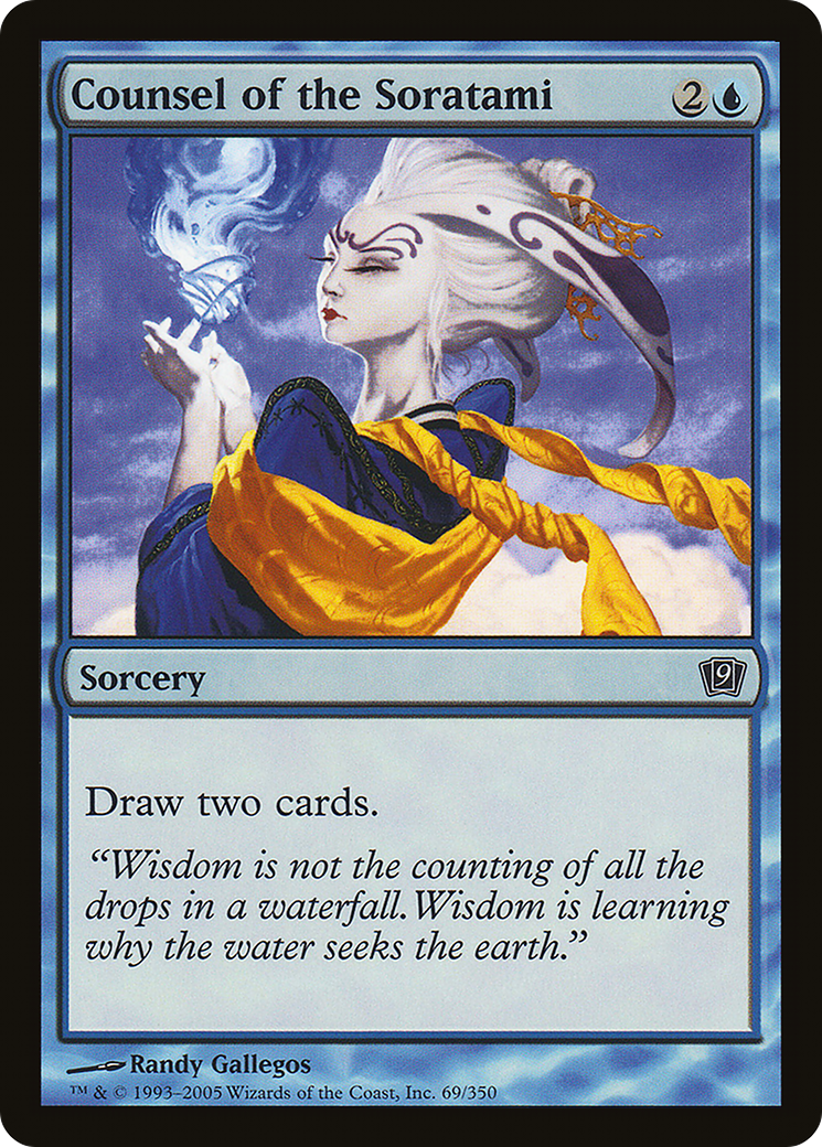 Counsel of the Soratami (9ED-069) - 9th Edition Foil