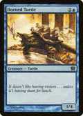 Horned Turtle (9ED-081) - 9th Edition Foil