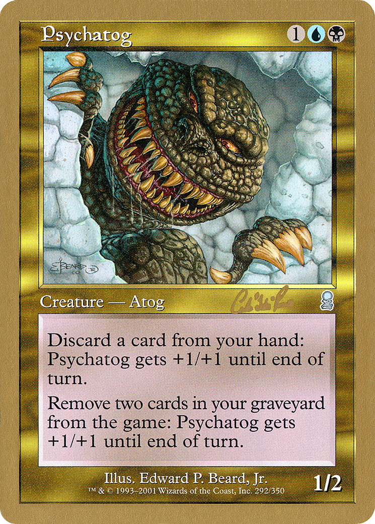 Psychatog - 2002 Carlos Romao (ODY) (WCD-) - World Championship Decks 2002