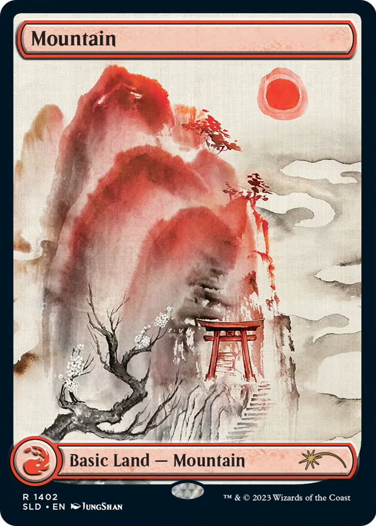 Mountain (1402) (SLD-1402) - Secret Lair Drop Foil