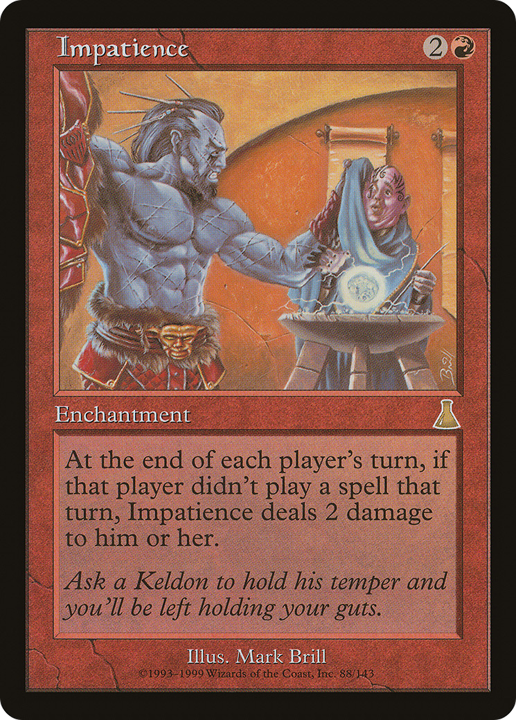 Impatience (UDS-088) - Urza's Destiny