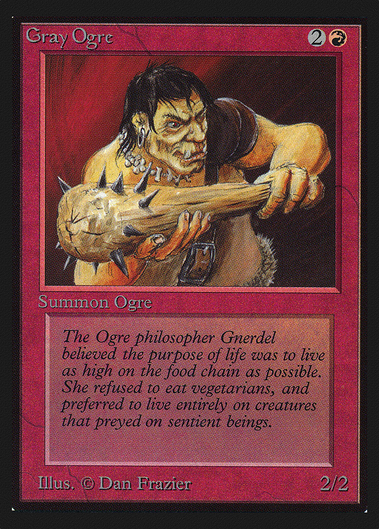 Gray Ogre (IE) (IED-) - Intl. Collectors' Edition