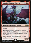 Lathliss, Dragon Queen (MEDIA-149) - Core Set 2019 Promos Foil