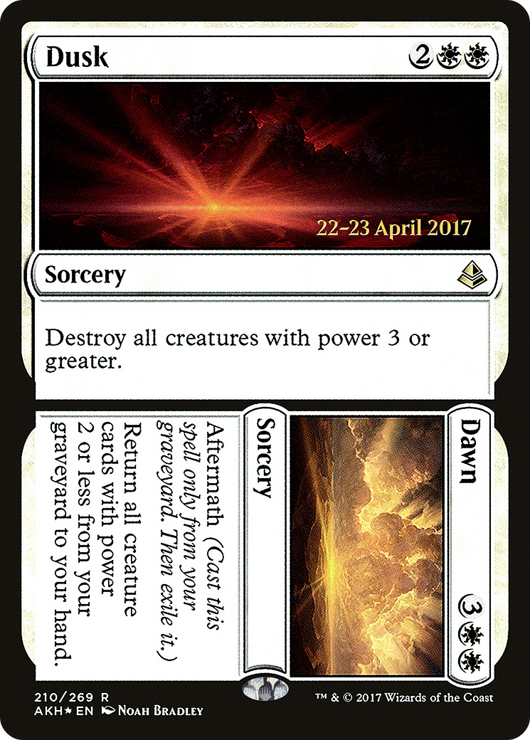 Dusk // Dawn (PRE-210S) - Amonkhet Promos Foil
