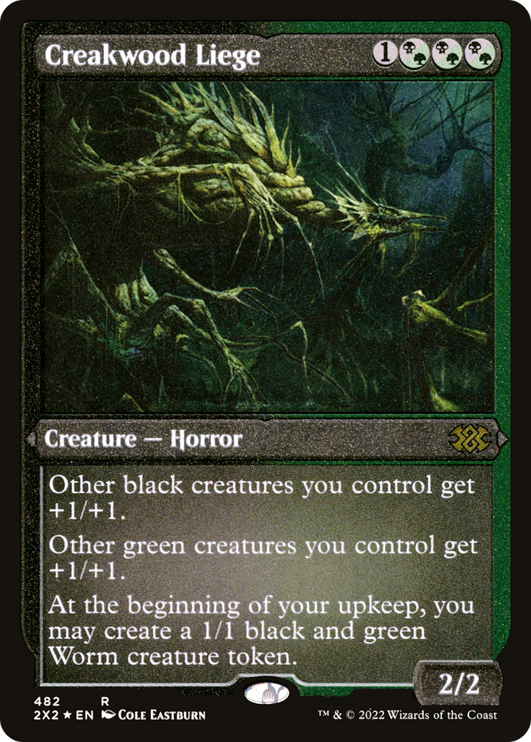 Creakwood Liege (Foil Etched) (2X2-482) - Double Masters 2022 Foil