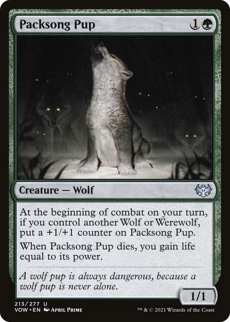 Packsong Pup (VOW-213) - Innistrad: Crimson Vow