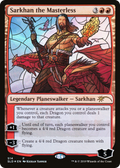 Sarkhan the Masterless (Stained Glass) (SLD-514) - Secret Lair Drop Foil