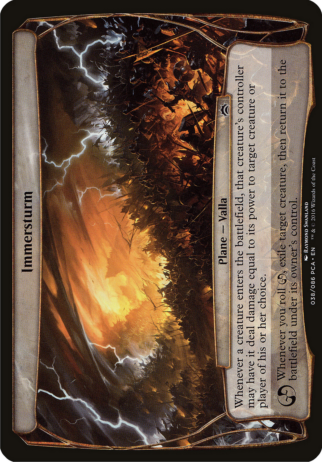 Immersturm (Planechase Anthology) (OVER-) - Planechase Anthology Planes