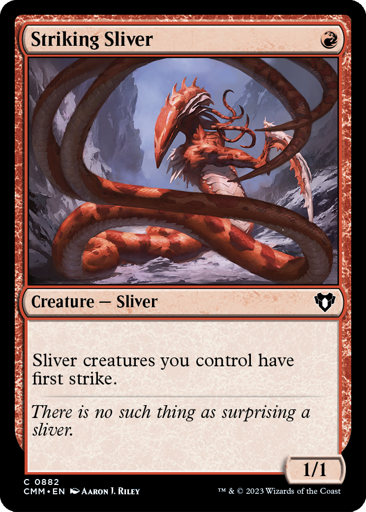 Striking Sliver (CMM-882) - Commander Masters