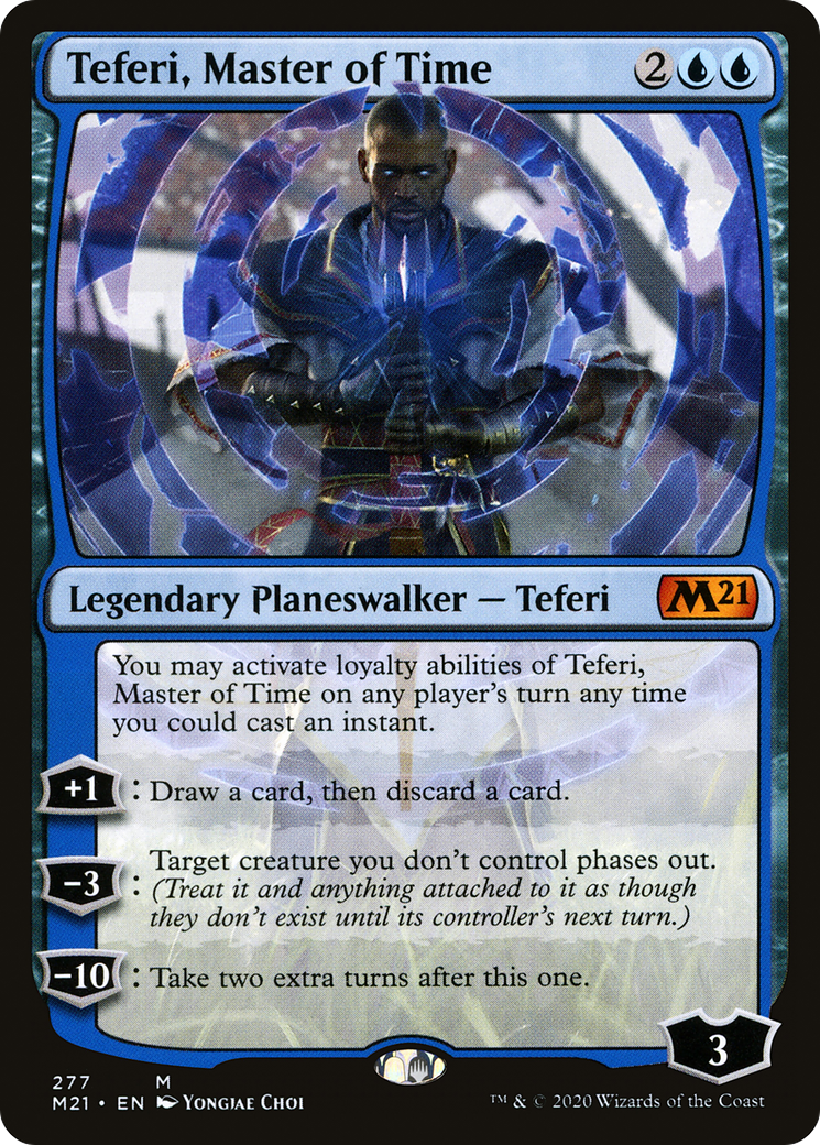 Teferi, Master of Time (277) (M21-277) - Core Set 2021