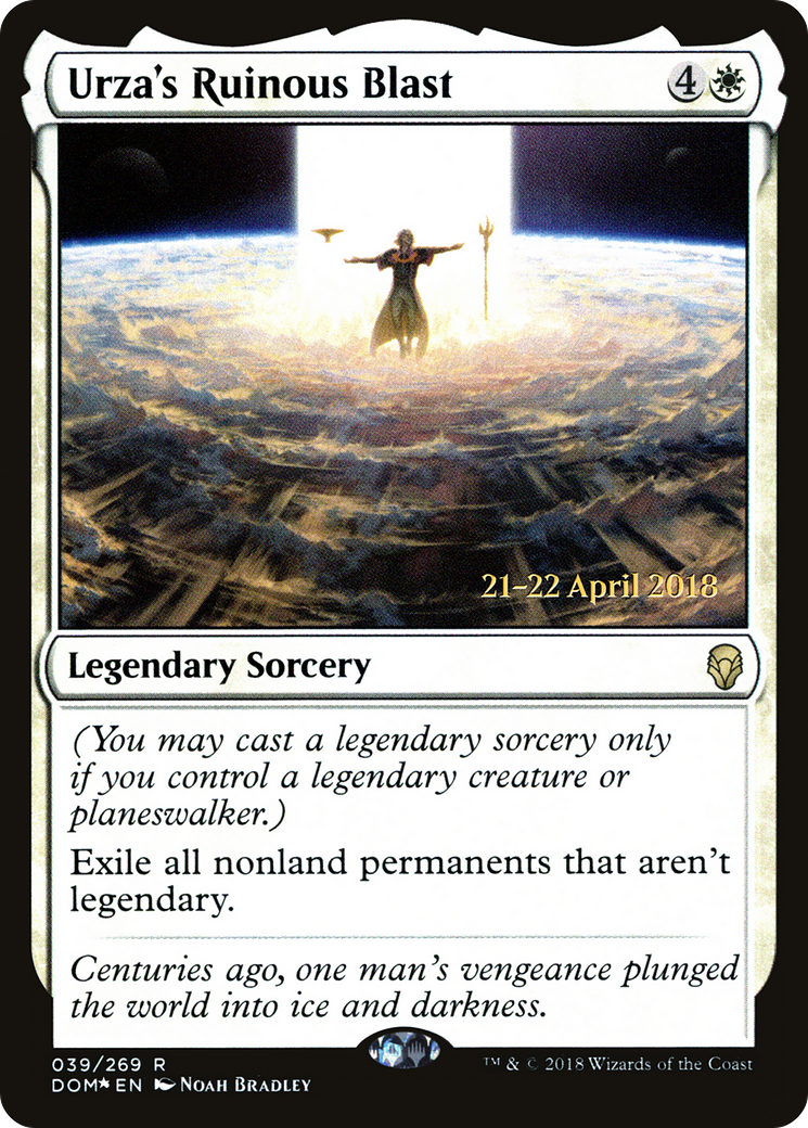 Urza's Ruinous Blast (PRE-39S) - Dominaria Promos Foil