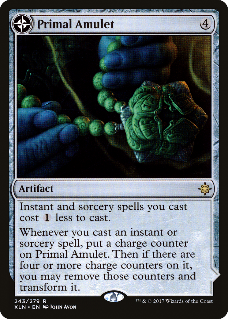 Primal Amulet (XLN-243) - Ixalan: (compasslanddfc)