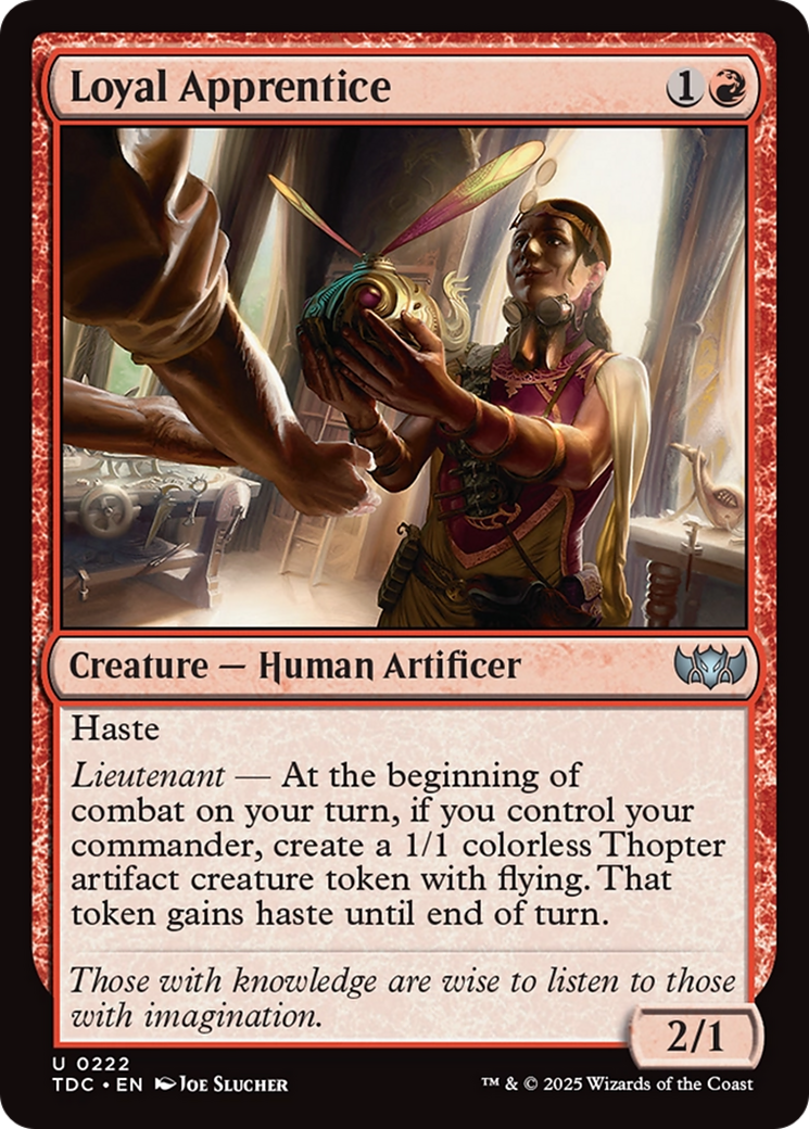 Loyal Apprentice (TDC-222) - Commander: Tarkir: Dragonstorm