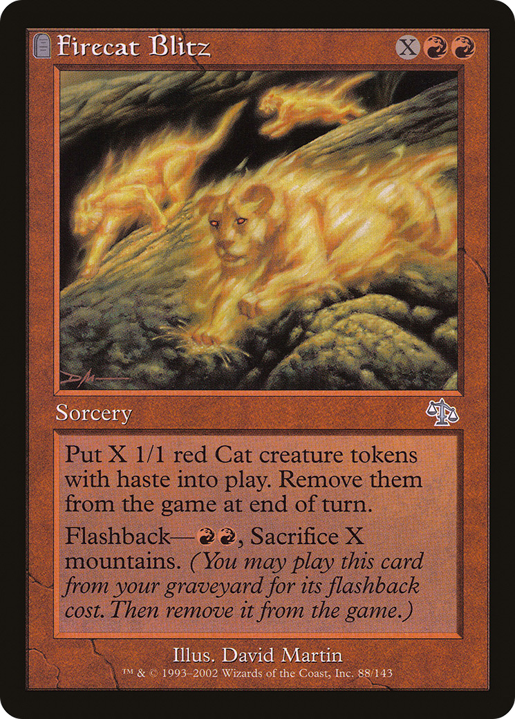 Firecat Blitz (JUD-088) - Judgment: (tombstone) Foil