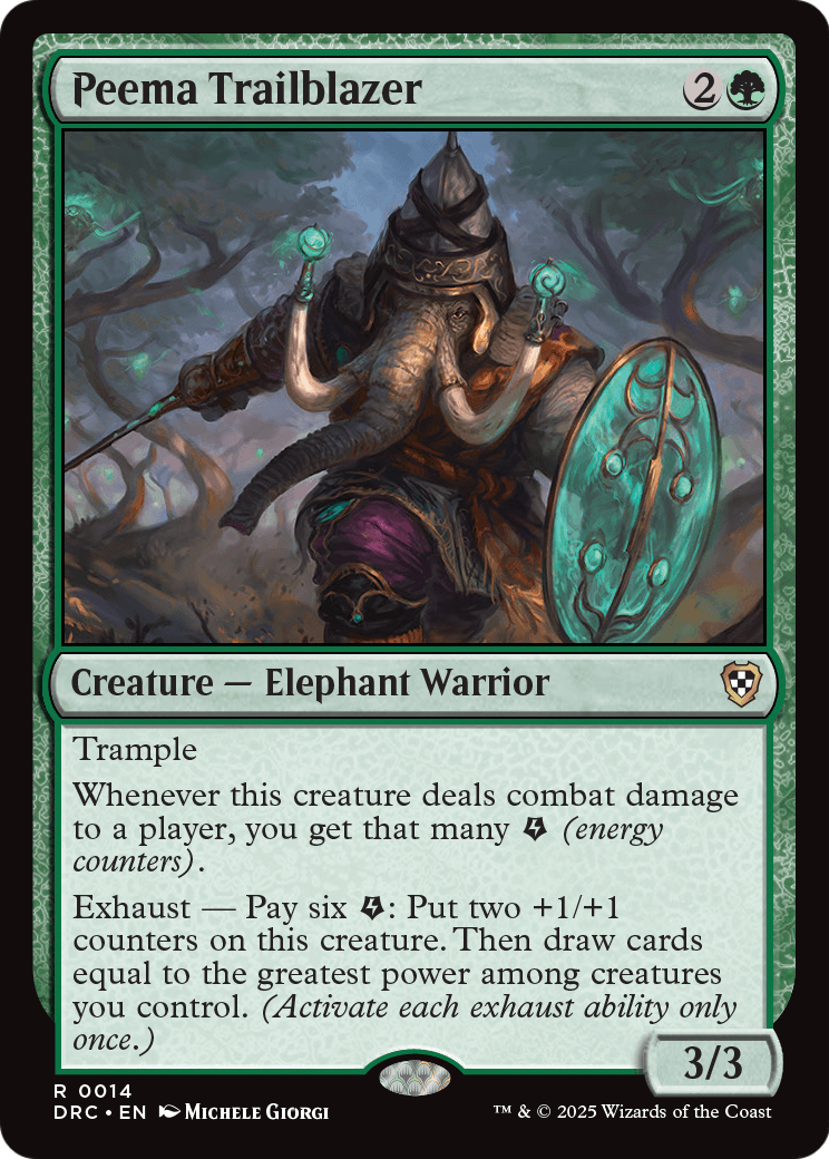 Peema Trailblazer (DRC-014) - Commander: Aetherdrift