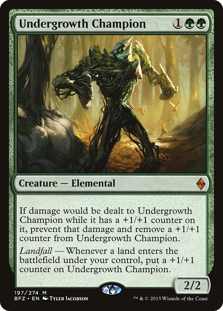 Undergrowth Champion (BFZ-197) - Battle for Zendikar Foil