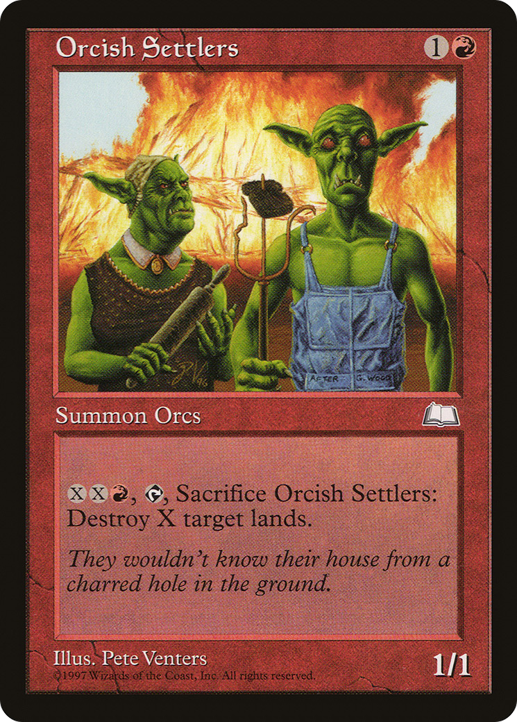 Orcish Settlers (WTH-) - Weatherlight