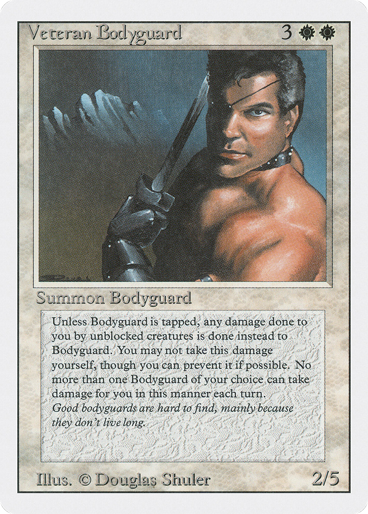 Veteran Bodyguard (3ED-) - Revised Edition